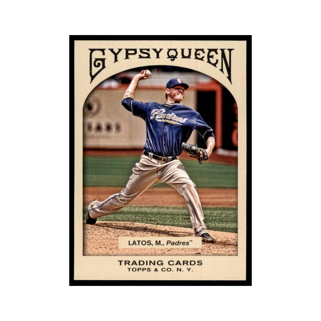 2011 Topps Gypsy Queen Mat Latos Baseball Cards #56