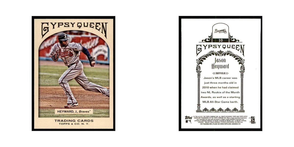 2011 Topps Gypsy Queen Jason Heyward Baseball Cards #10