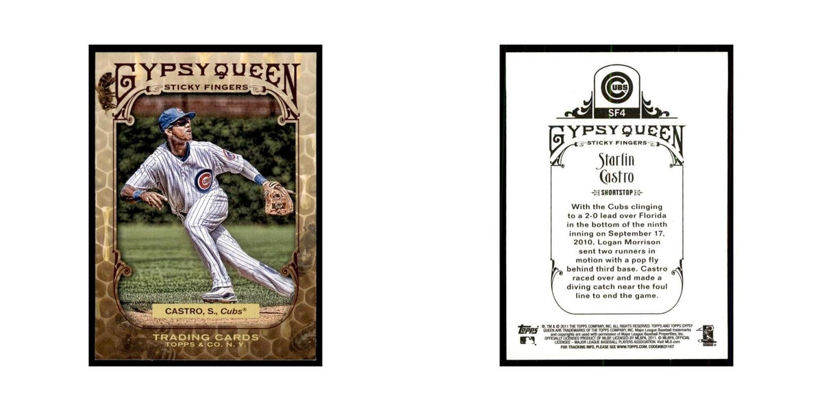 2011 Topps Gypsy Queen Starlin Castro Baseball Cards #SF4