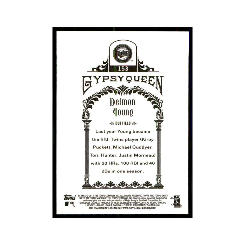 2011 Topps Gypsy Queen Delmon Young Baseball Cards #153