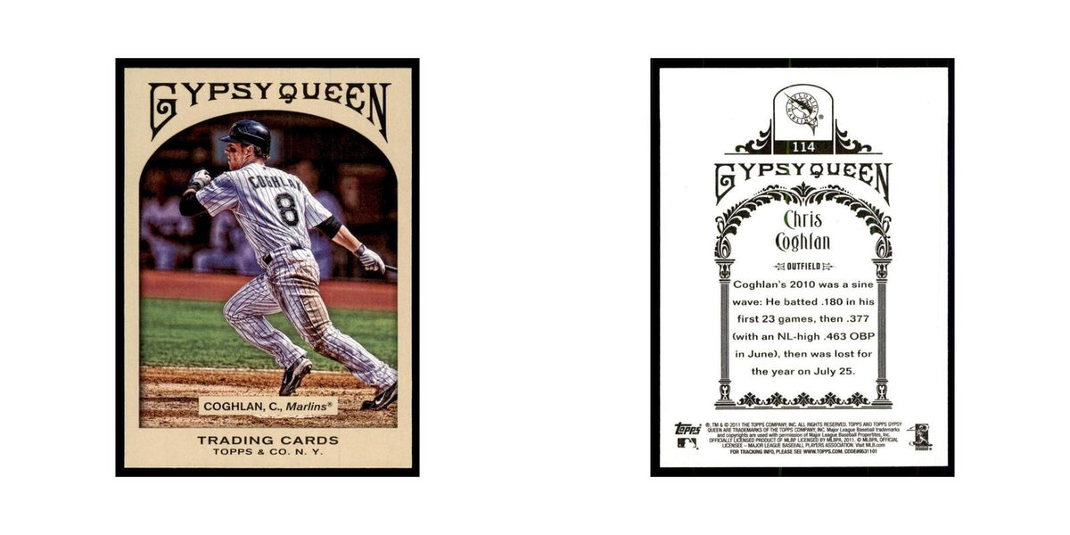 2011 Topps Gypsy Queen Chris Coghlan Baseball Cards #114