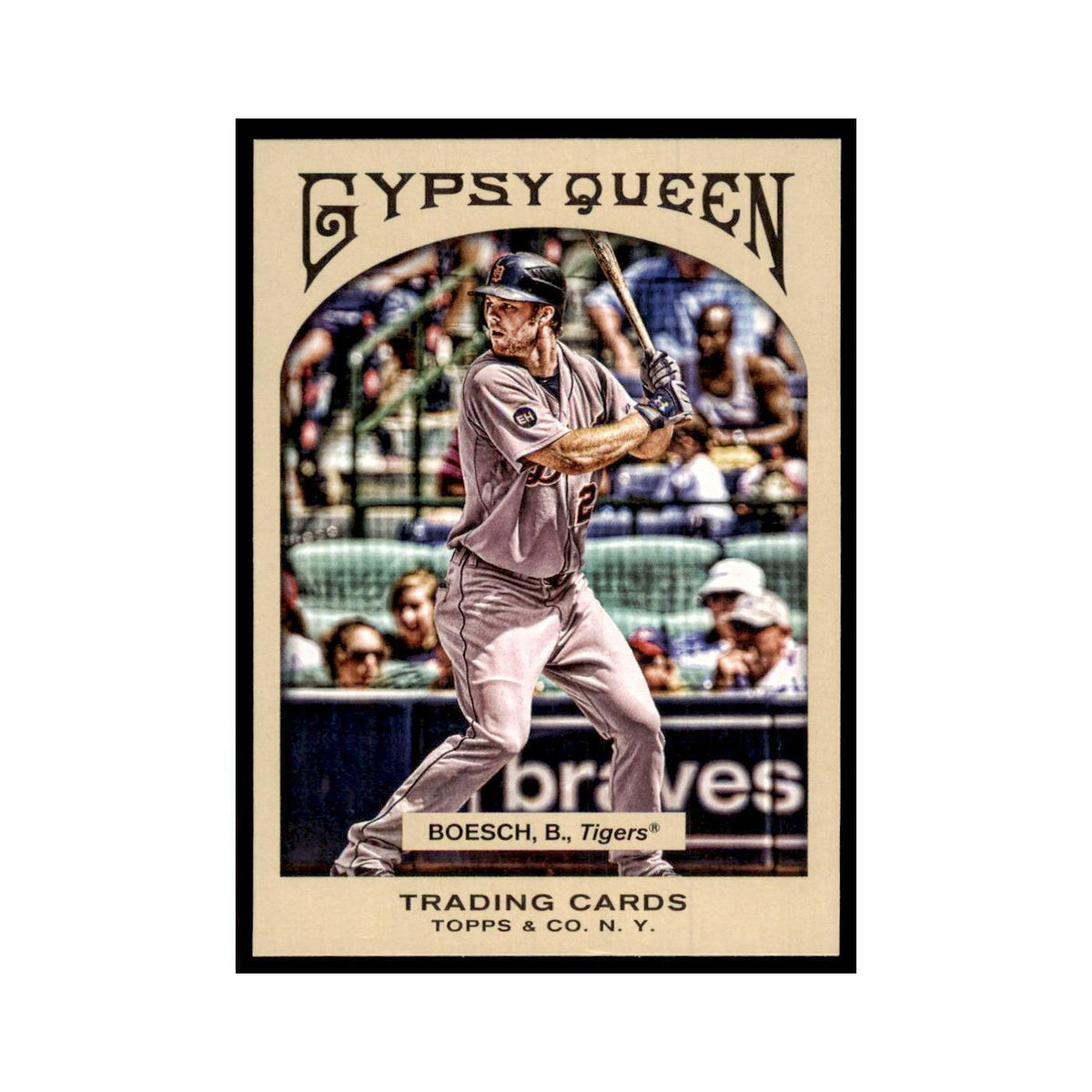 2011 Topps Gypsy Queen Brennan Boesch Baseball Cards #156