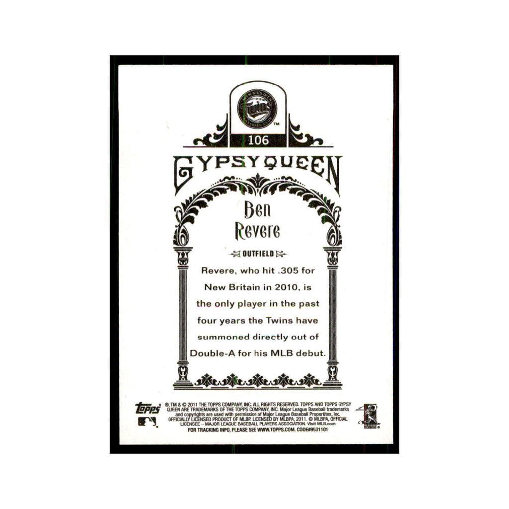 2011 Topps Gypsy Queen Ben Revere Baseball Cards #106