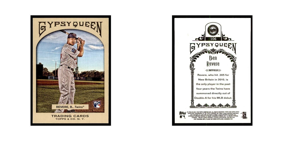 2011 Topps Gypsy Queen Ben Revere Baseball Cards #106