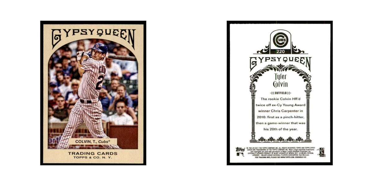 2011 Topps Gypsy Queen Tyler Colvin Baseball Cards #220