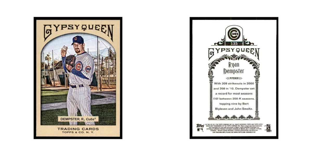 2011 Topps Gypsy Queen Ryan Dempster Baseball Cards #135