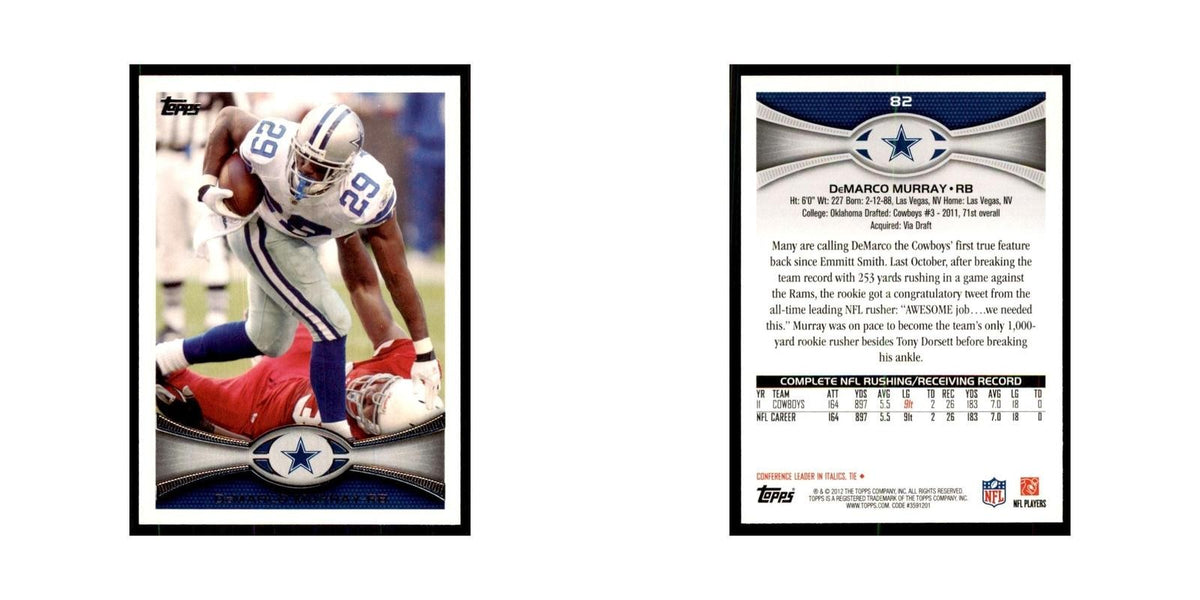 2012 Topps DeMarco Murray Football Cards #82