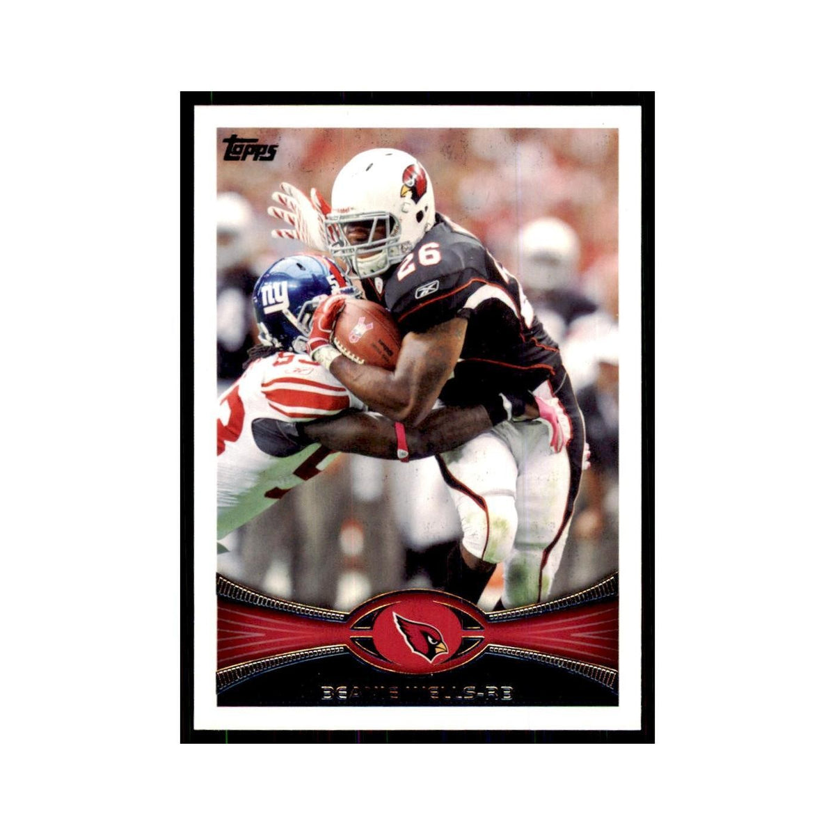 2012 Topps Beanie Wells Football Cards #387