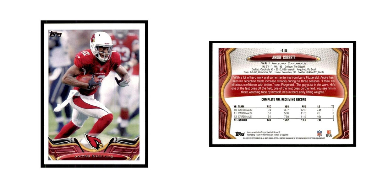 2013 Topps Andre Roberts Football Cards #45