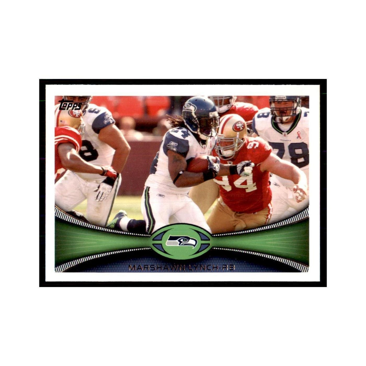 2012 Topps Marshawn Lynch Football Cards #372
