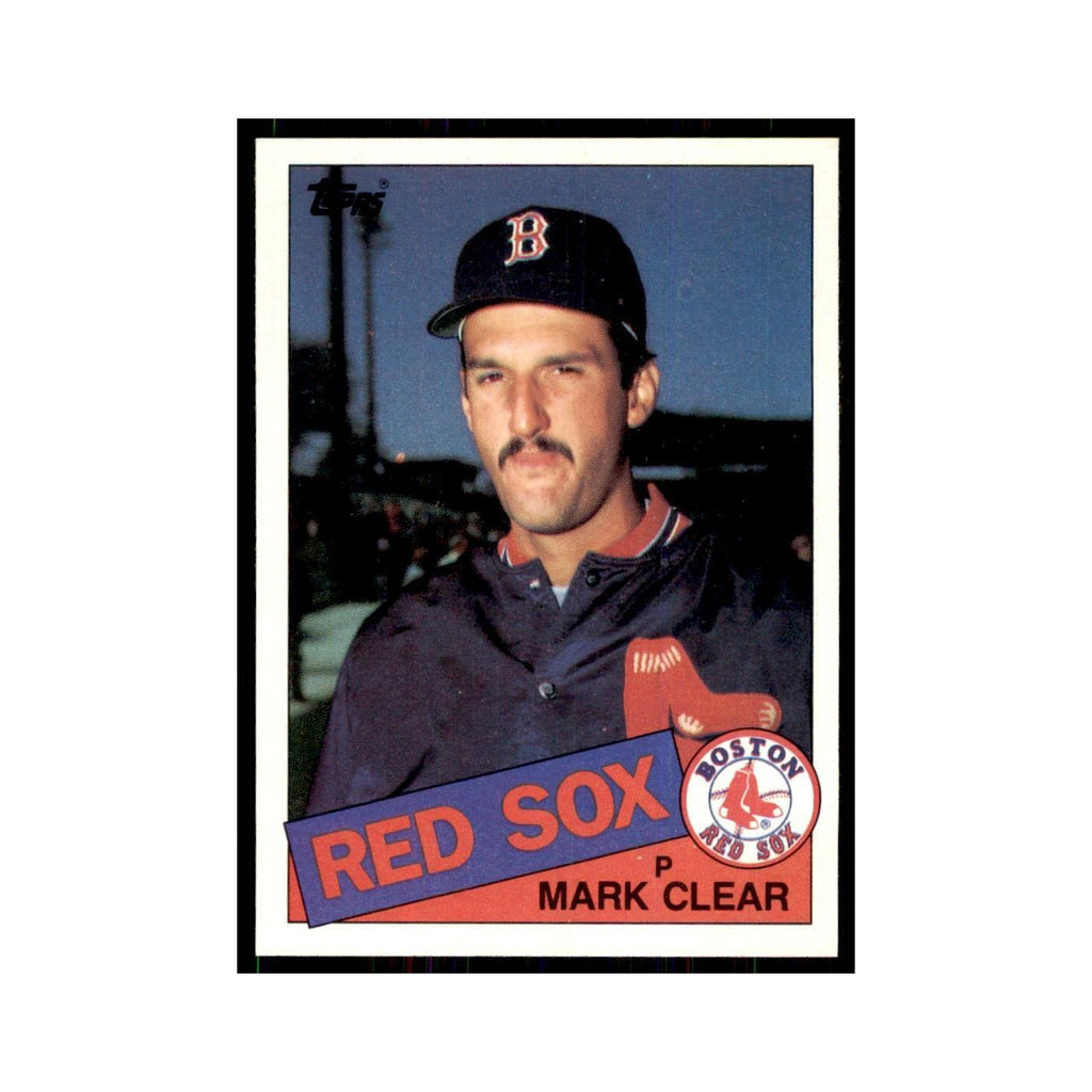 1985 Topps Mark Clear Red Sox #207