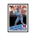 1985 Topps Randy Johnson Braves #458