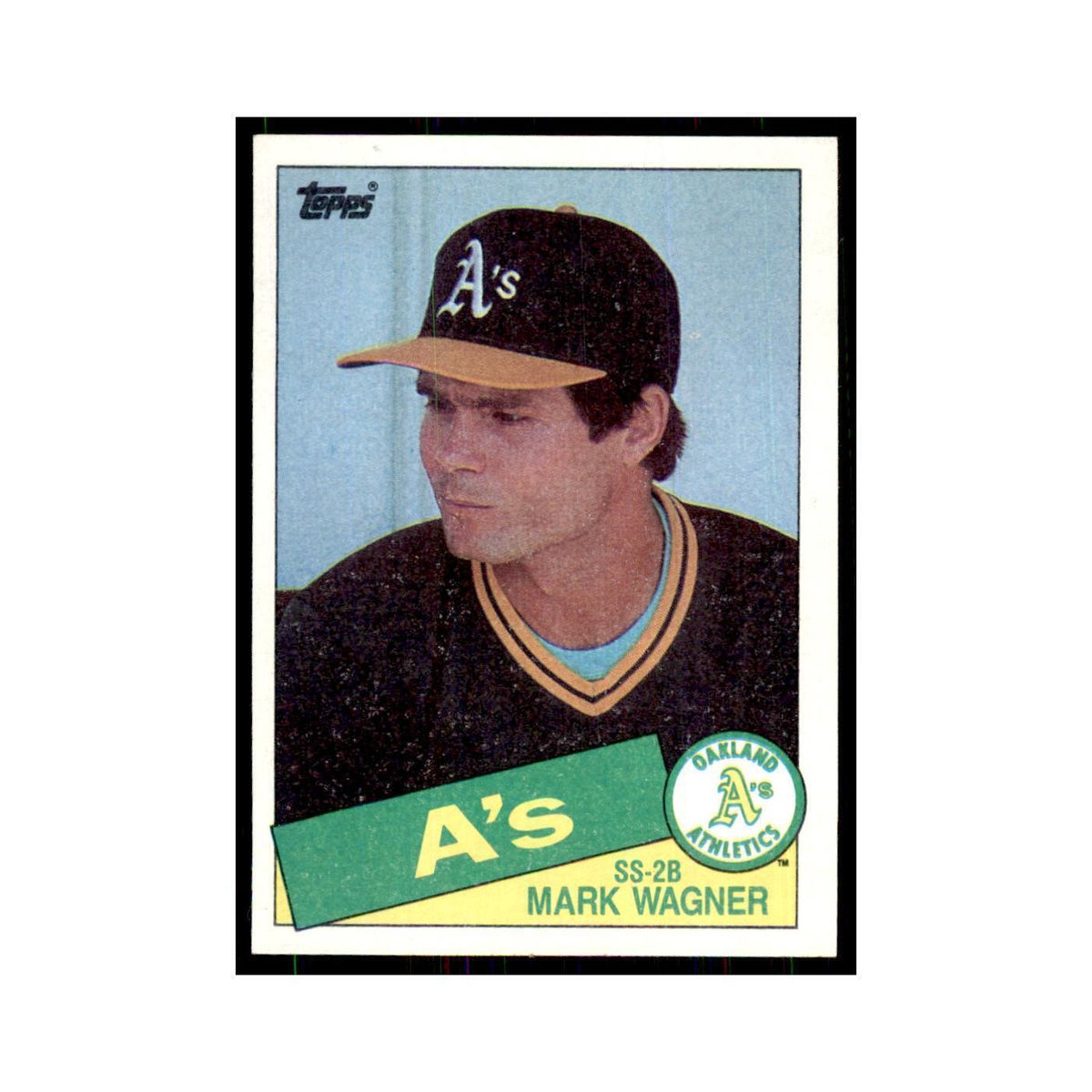 1985 Topps Mark Wagner Athletics #581