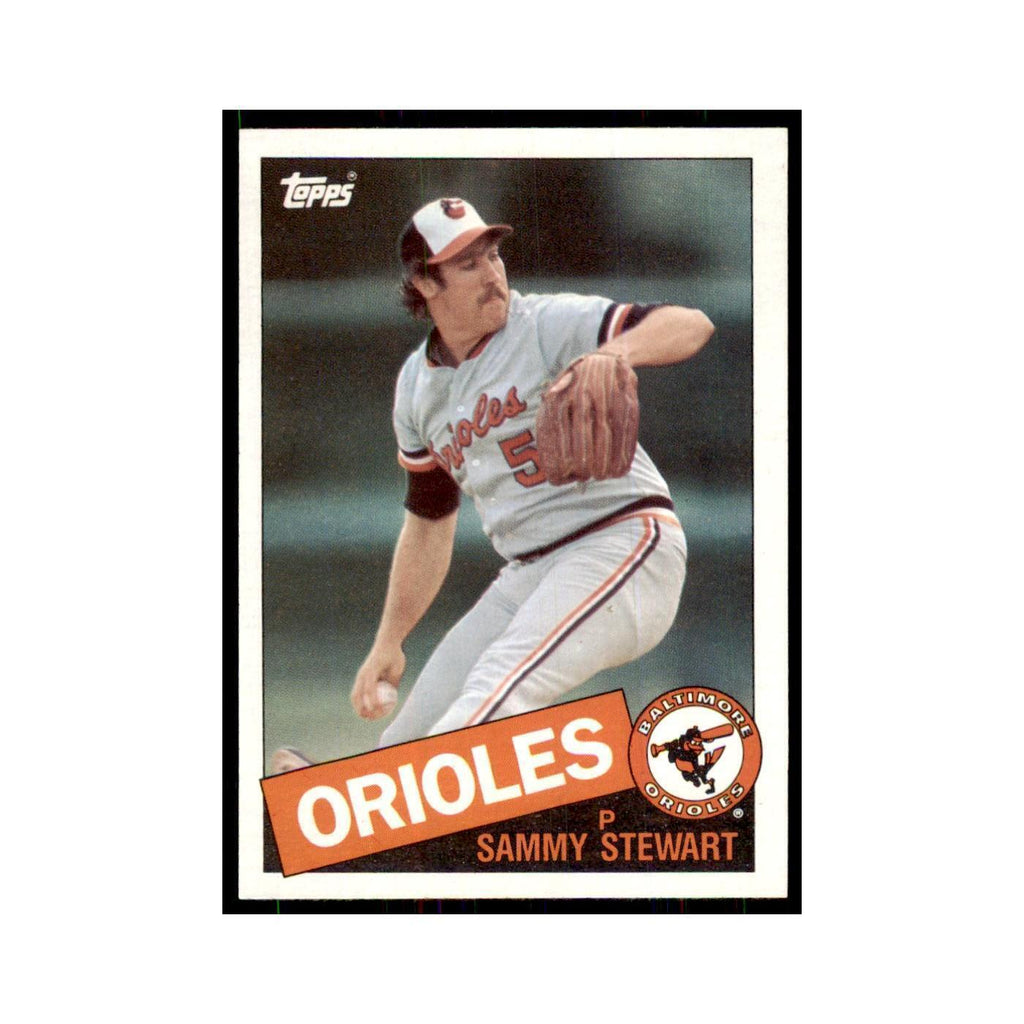 1985 Topps Sammy Stewart Orioles #469