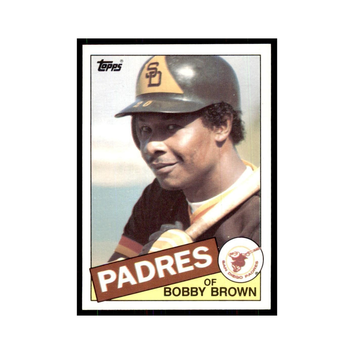 1985 Topps Bobby Brown Padres #583