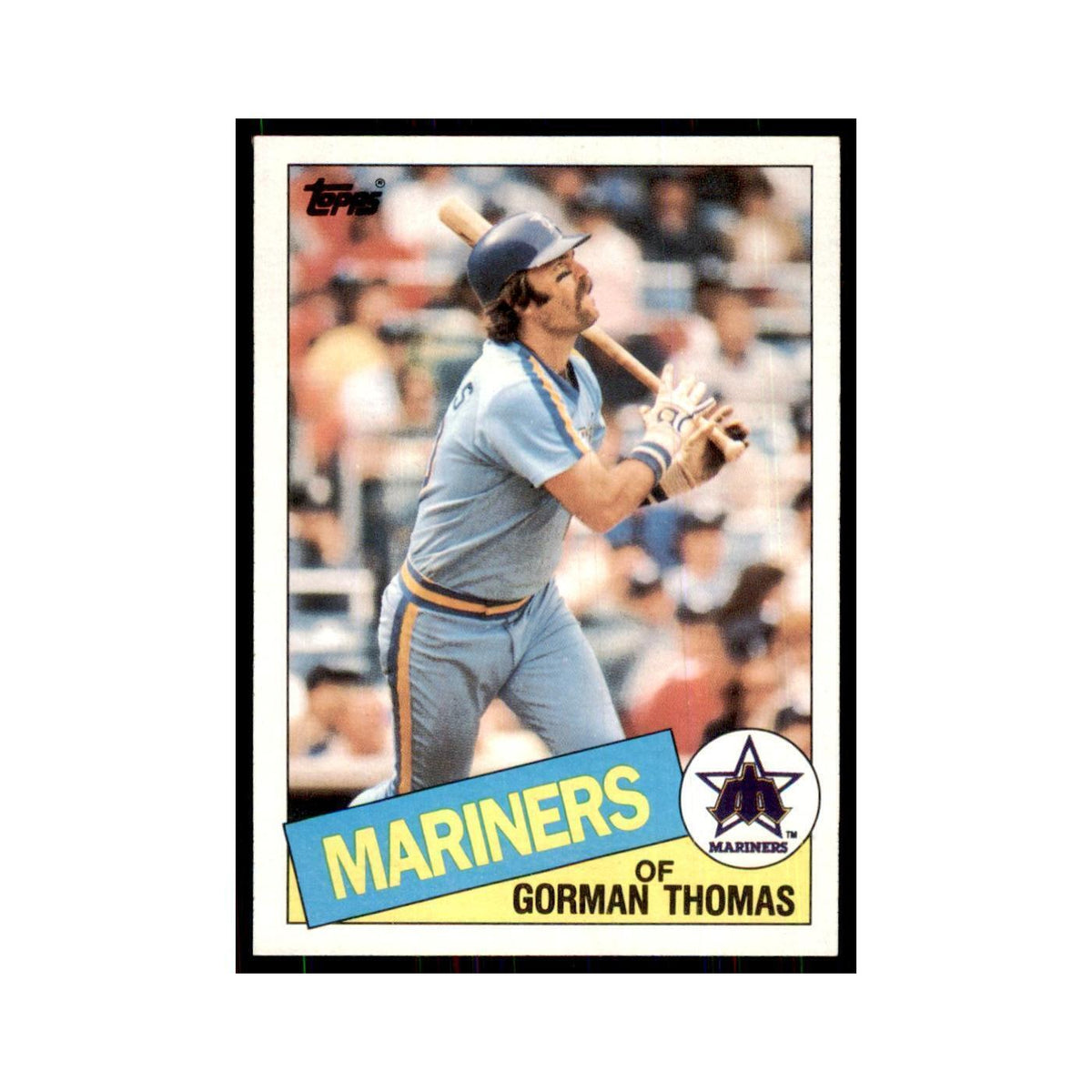 1985 Topps Gorman Thomas Mariners #202