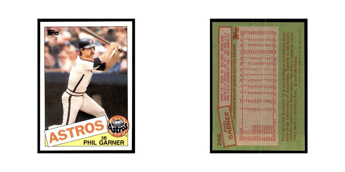 1985 Topps Phil Garner Astros #206