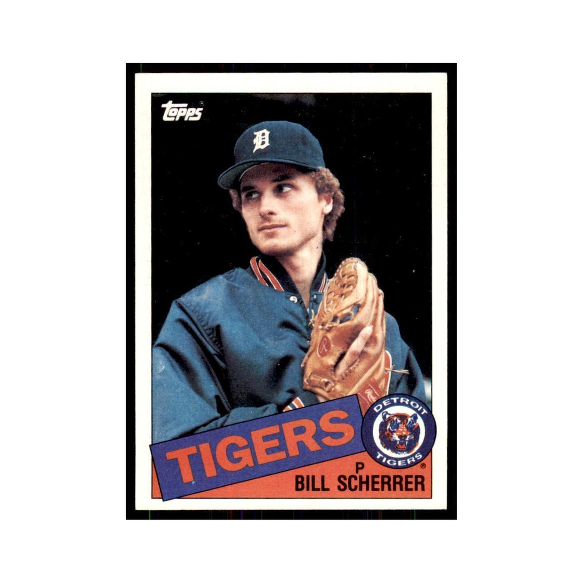 1985 Topps Bill Scherrer Tigers #586
