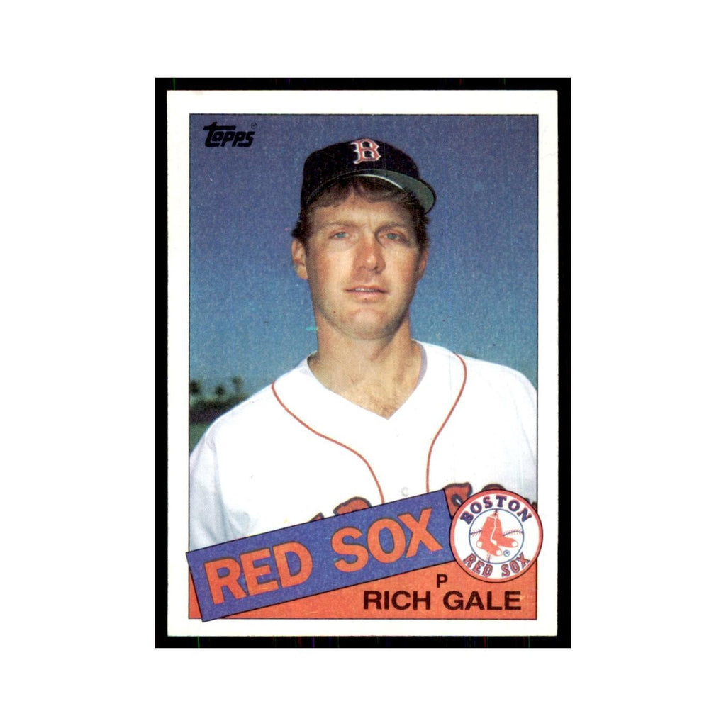 1985 Topps Rich Gale Red Sox #606