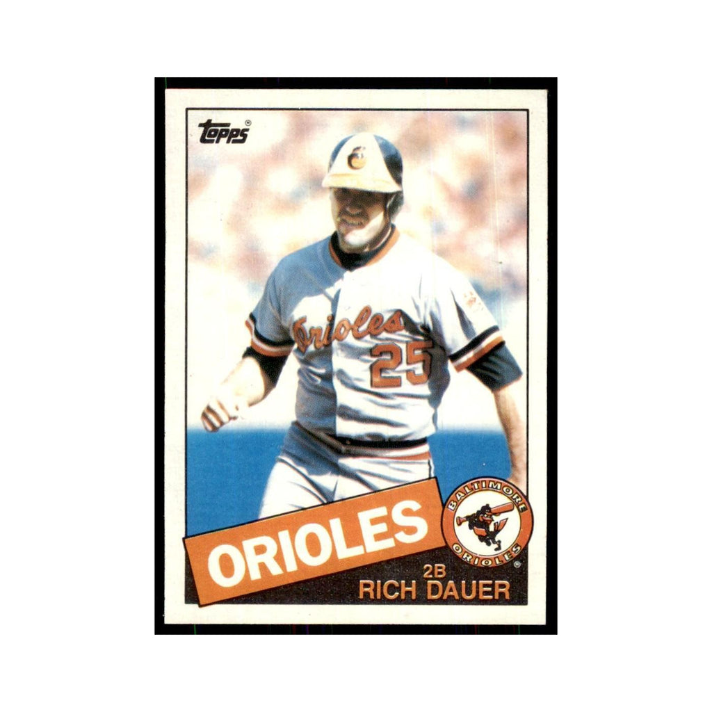 1985 Topps Rich Dauer Orioles #494