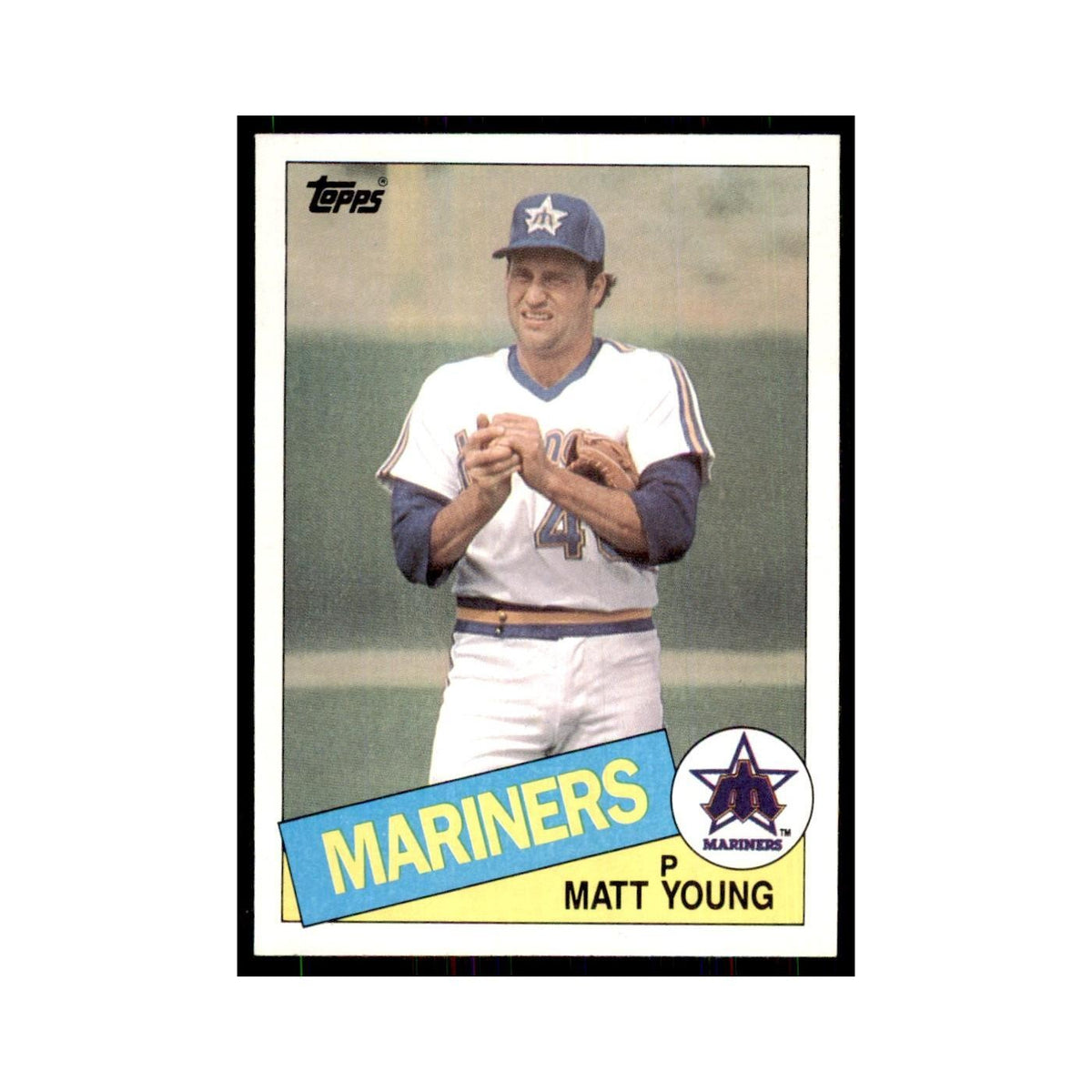 1985 Topps Matt Young Mariners #485
