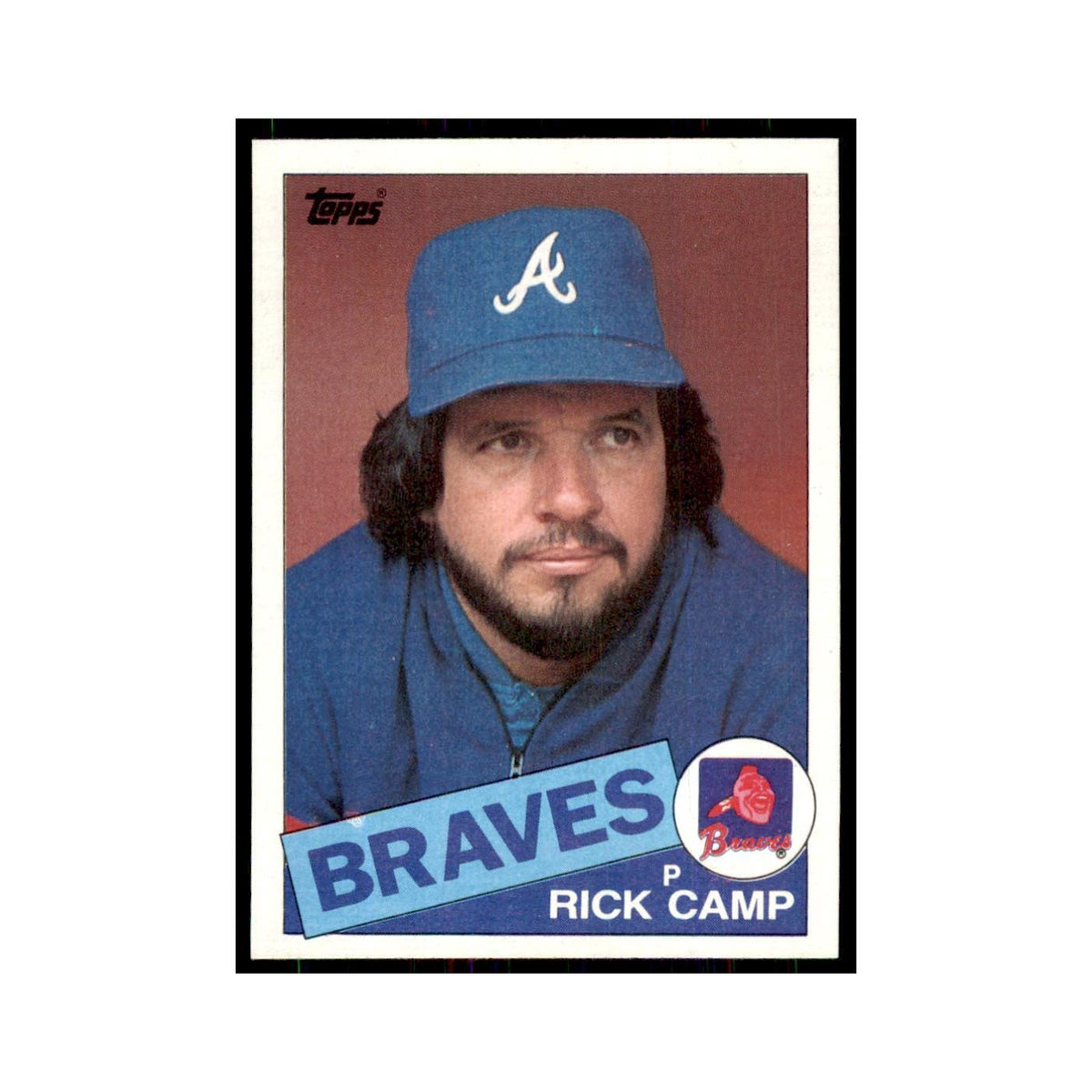 1985 Topps Rick Camp Braves #491