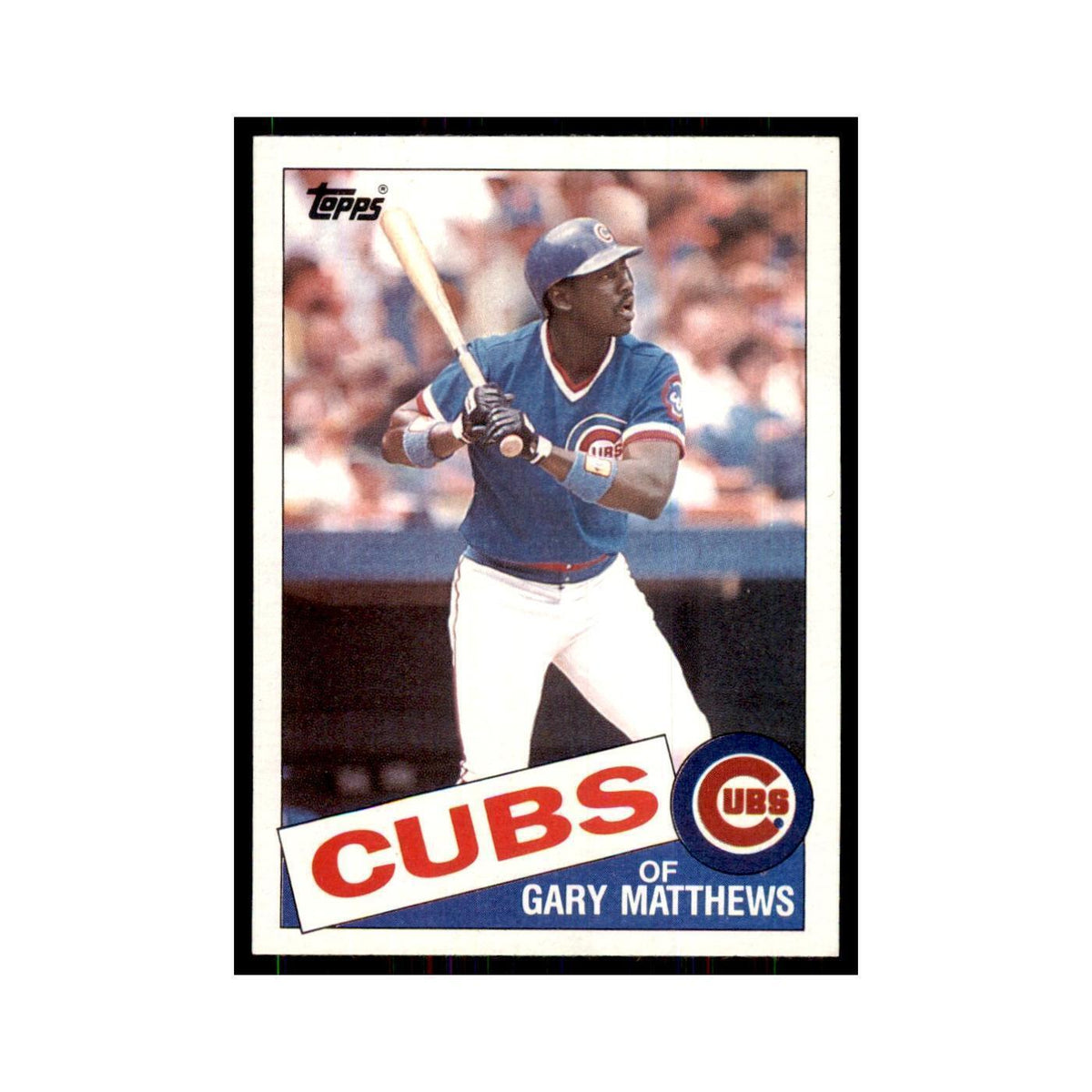 1985 Topps Gary Matthews Cubs #210