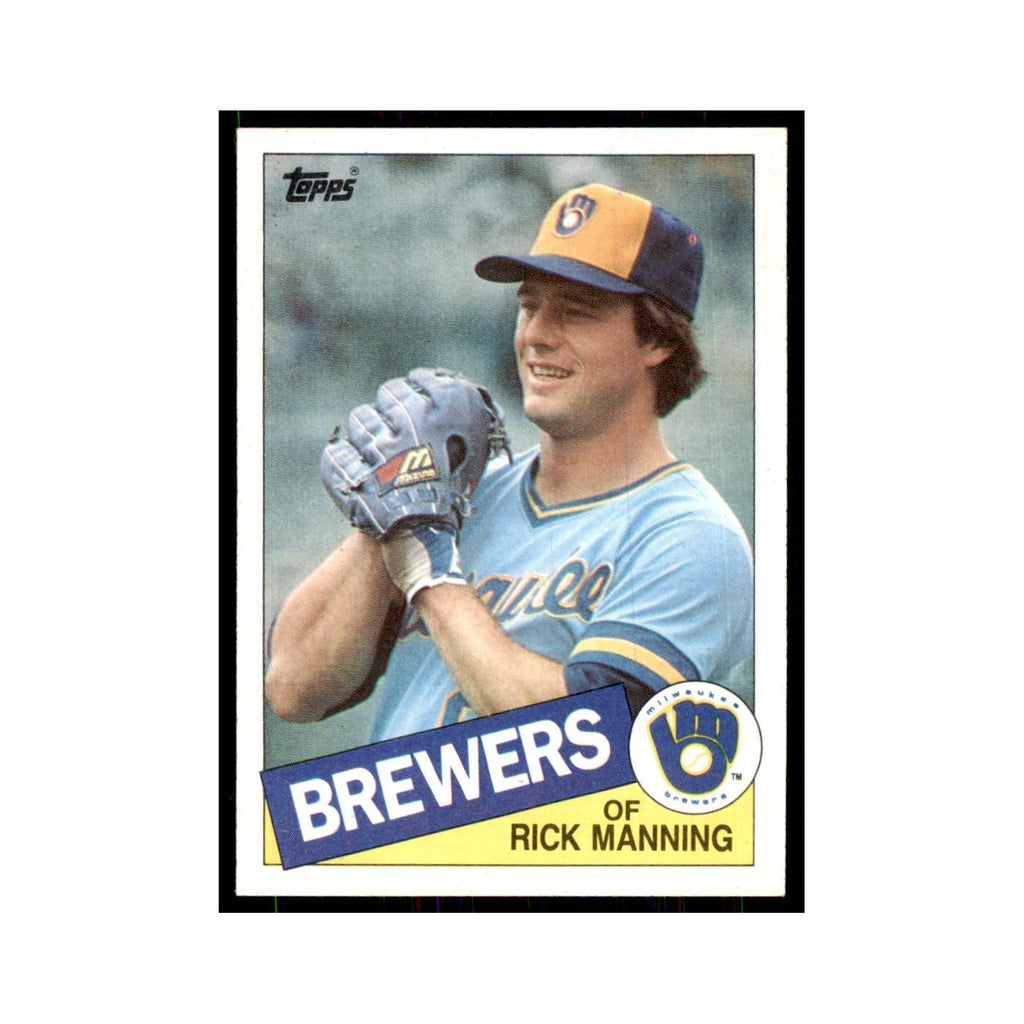 1985 Topps Rick Manning Brewers #603