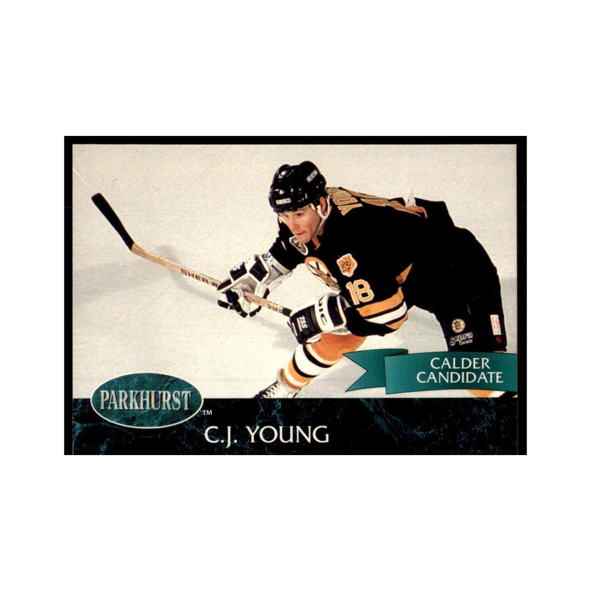1992 Parkhurst French C.J. Young Hockey Cards #246