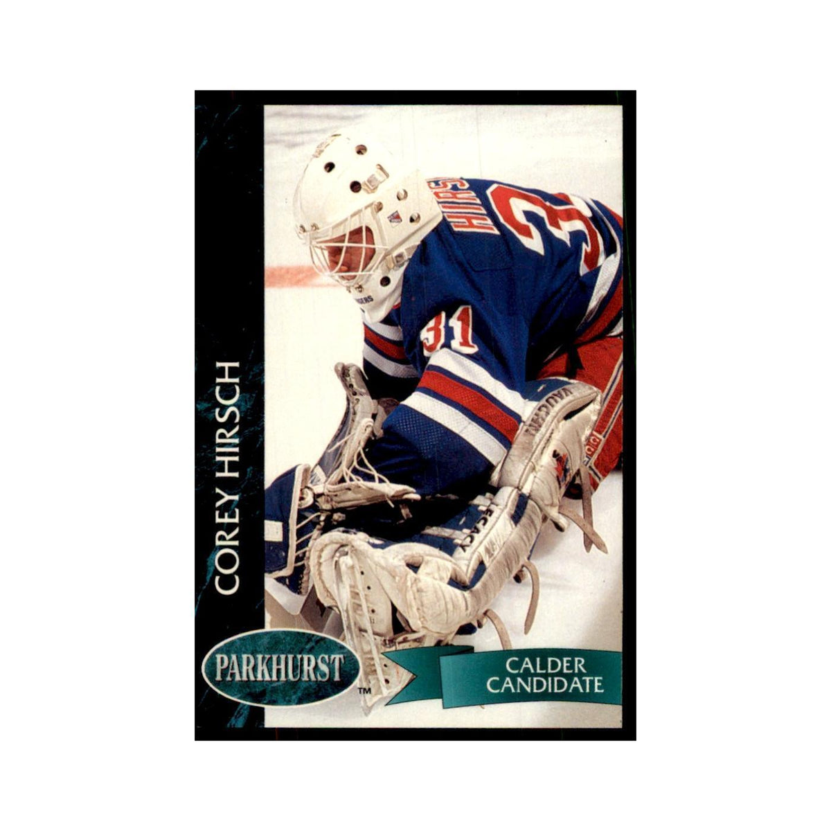 1992 Parkhurst French Corey Hirsch Hockey Cards #344