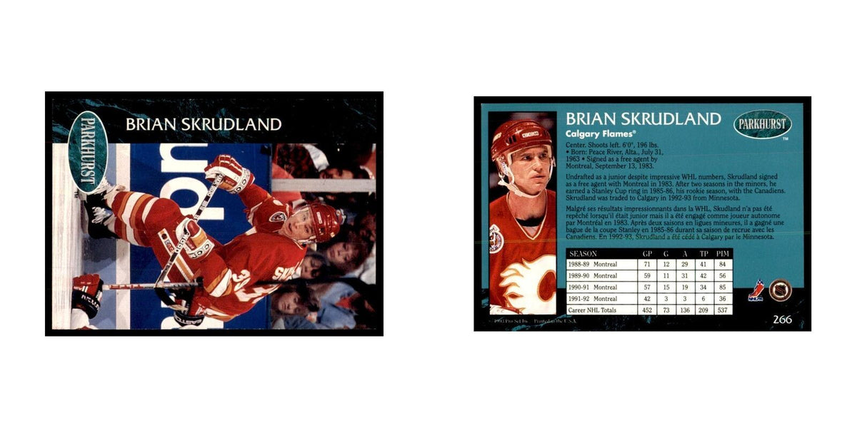 1992 Parkhurst French Brian Skrudland Hockey Cards #266