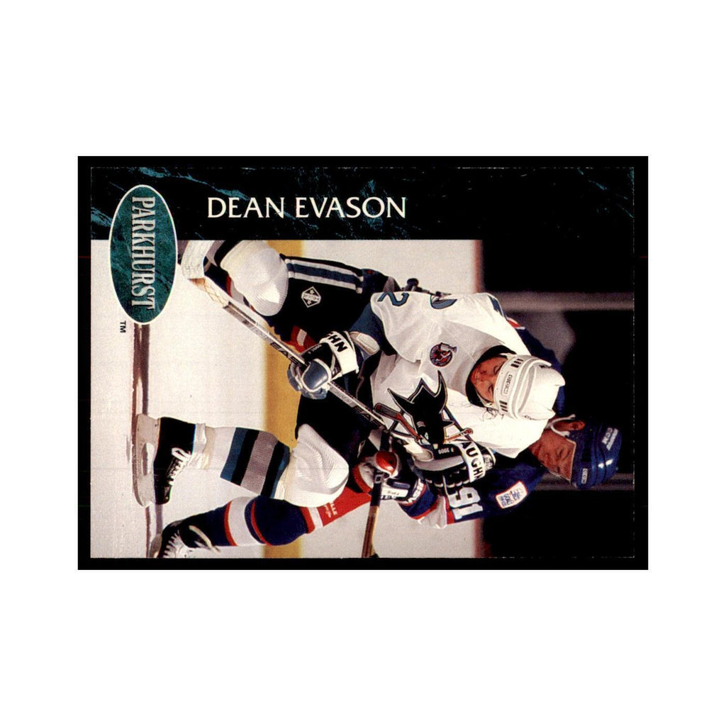 1992 Parkhurst French Dean Evason Hockey Cards #392
