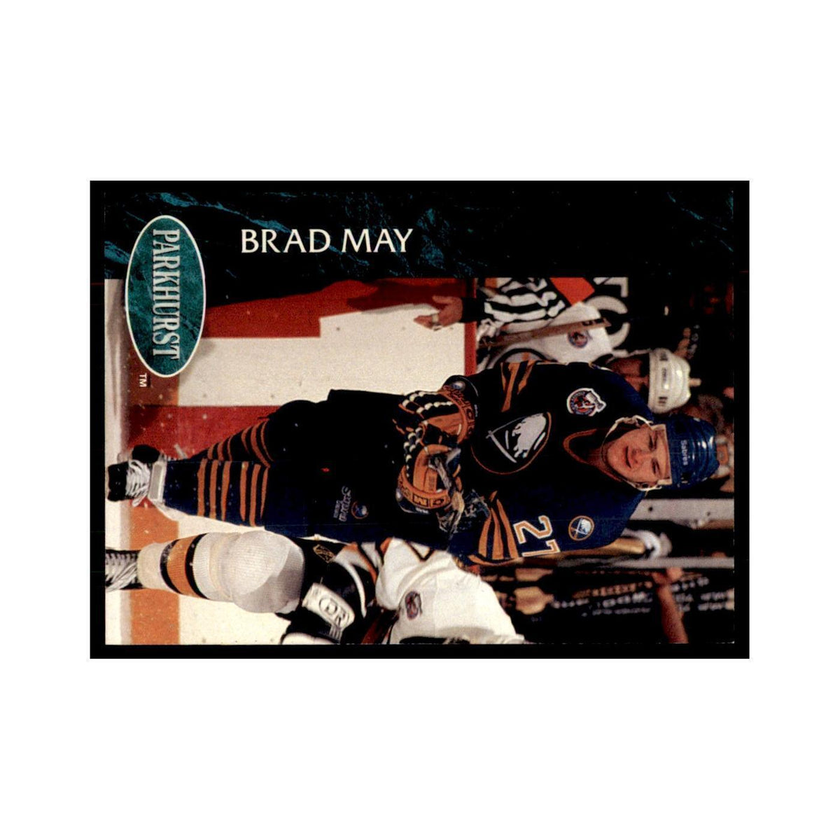 1992 Parkhurst French Brad May Hockey Cards #257