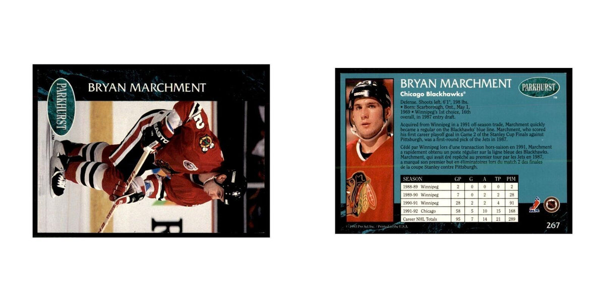 1992 Parkhurst French Bryan Marchment Hockey Cards #267