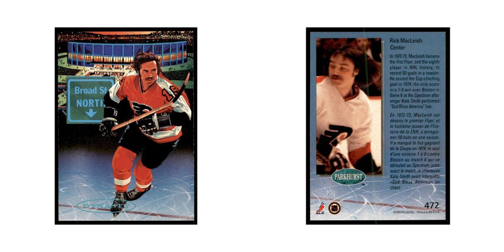 1992 Parkhurst French Rick MacLeish Hockey Cards #472