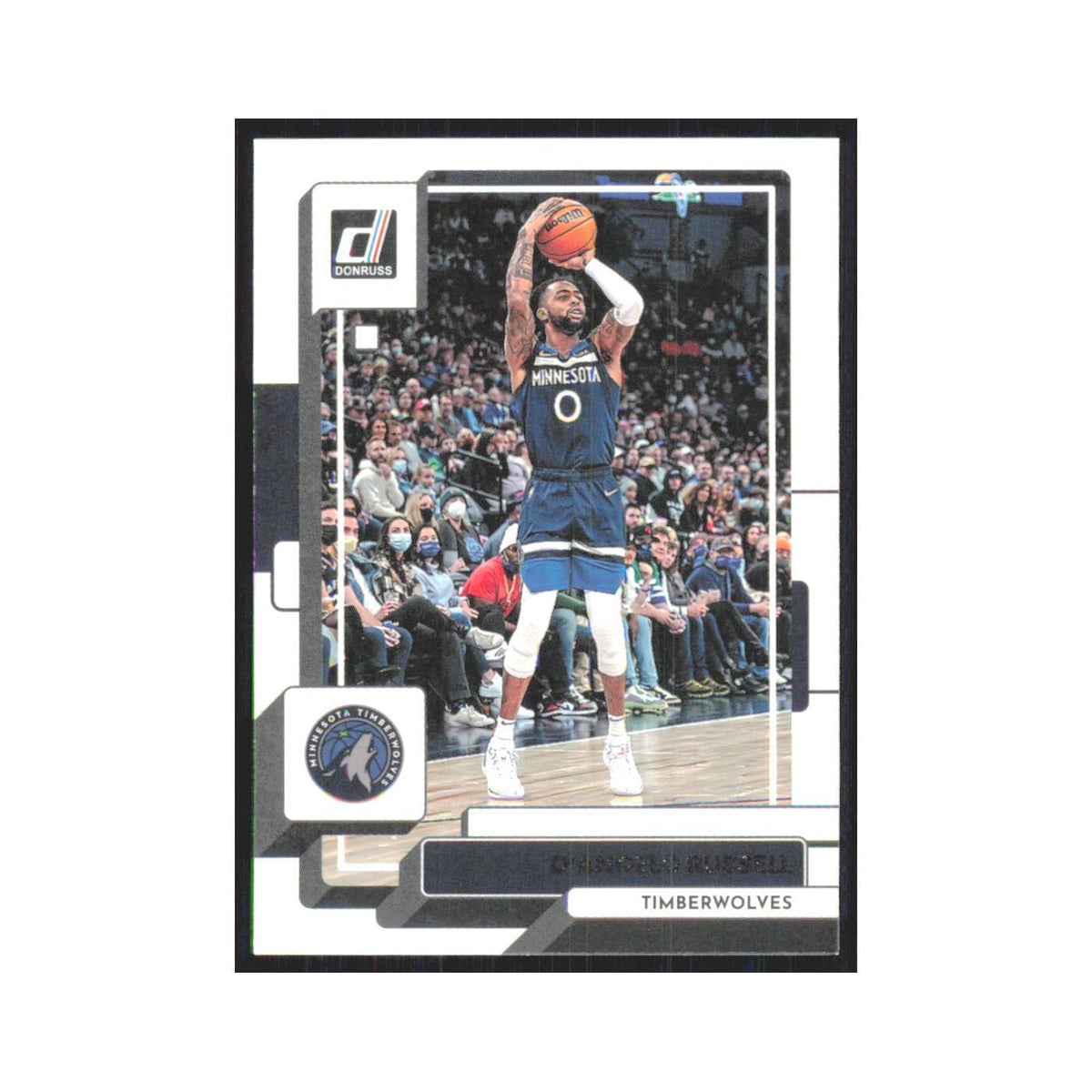 D'Angelo Russell 2022 Panini Donruss #97 Minnesota Timberwolves NM