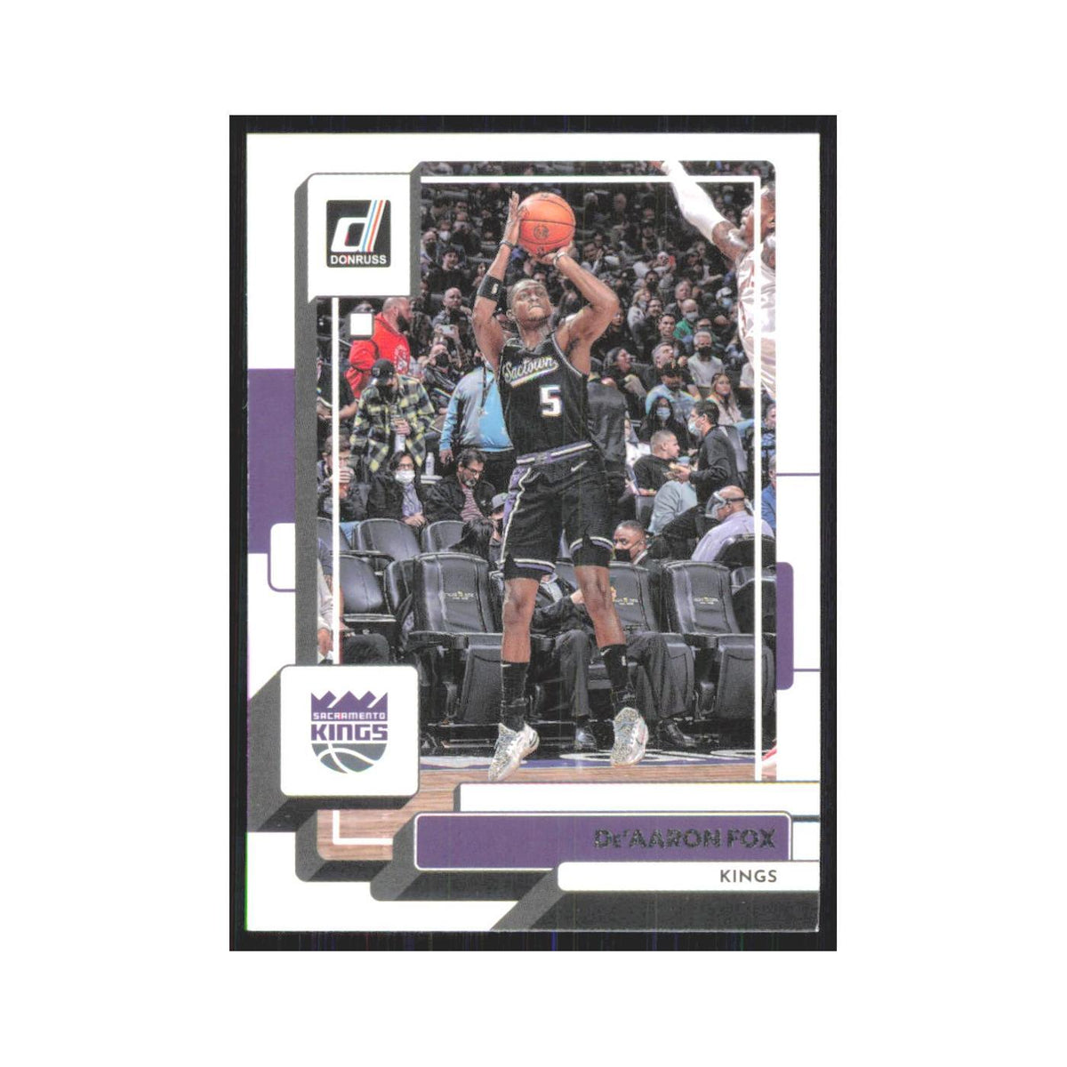 De'Aaron Fox 2022 Panini Donruss #138 Sacramento Kings Basketball Card NM