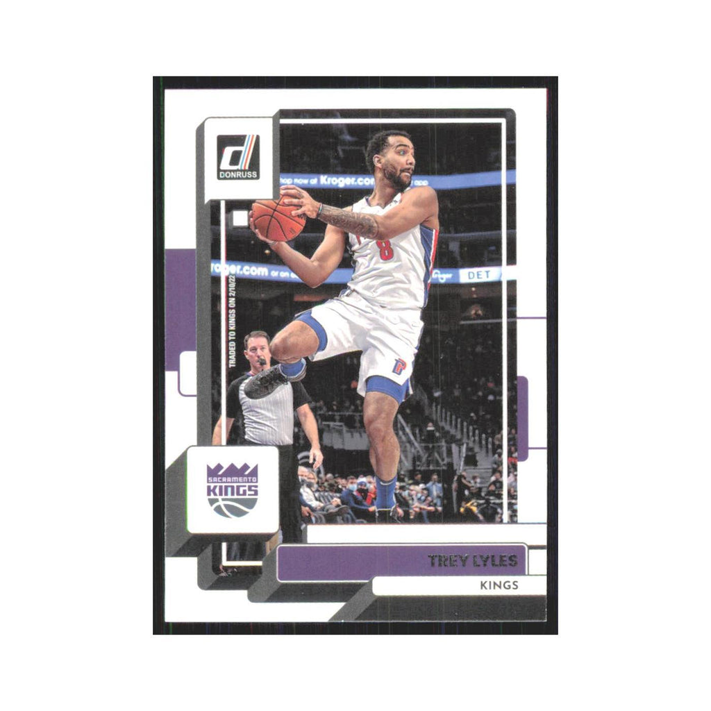 Trey Lyles 2022 Panini Donruss #182 Sacramento Kings Basketball Card NM
