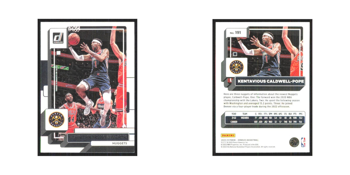 Kentavious Caldwell-Pope 2022 Panini Donruss #191 Denver Nuggets NM