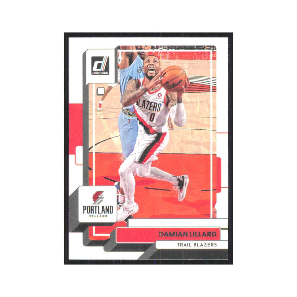 Damian Lillard 2022 Panini Donruss #106 Portland Trail Blazers NM