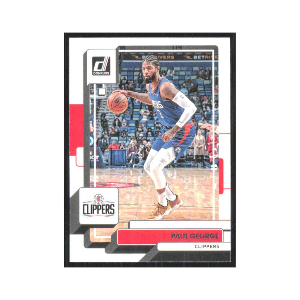 Paul George 2022 Panini Donruss #122 Los Angeles Clippers Basketball Card NM