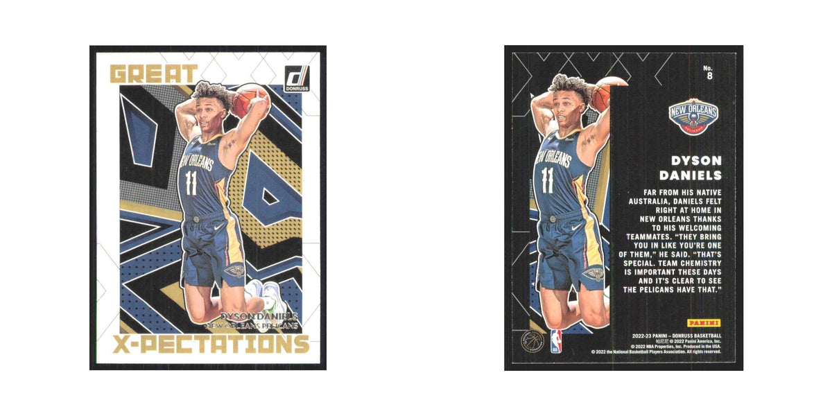 Dyson Daniels 2022 Panini Donruss #8 New Orleans Pelicans Basketball Card NM