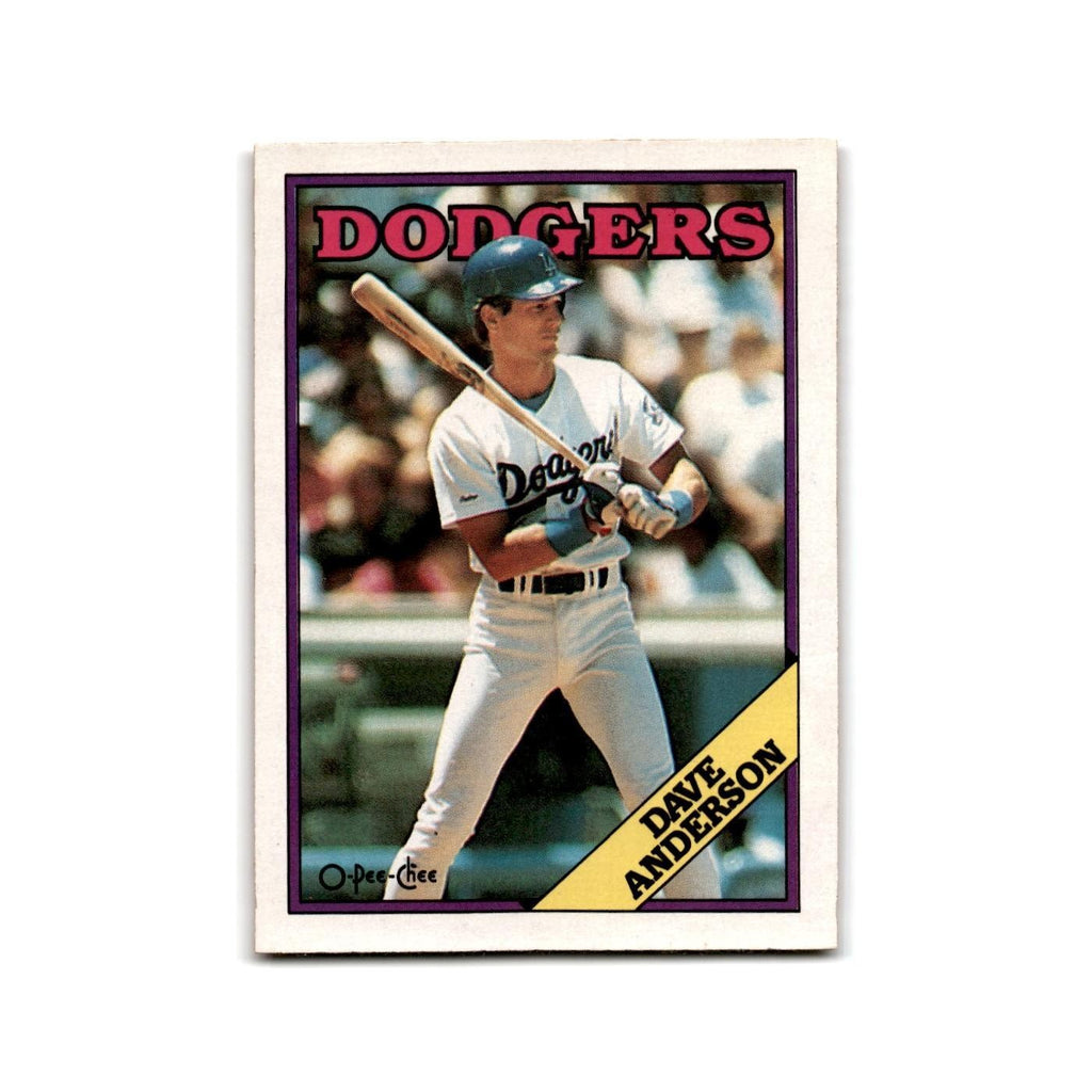 Dave Anderson 1988 O-Pee-Chee #203 Los Angeles Dodgers Baseball Card NM