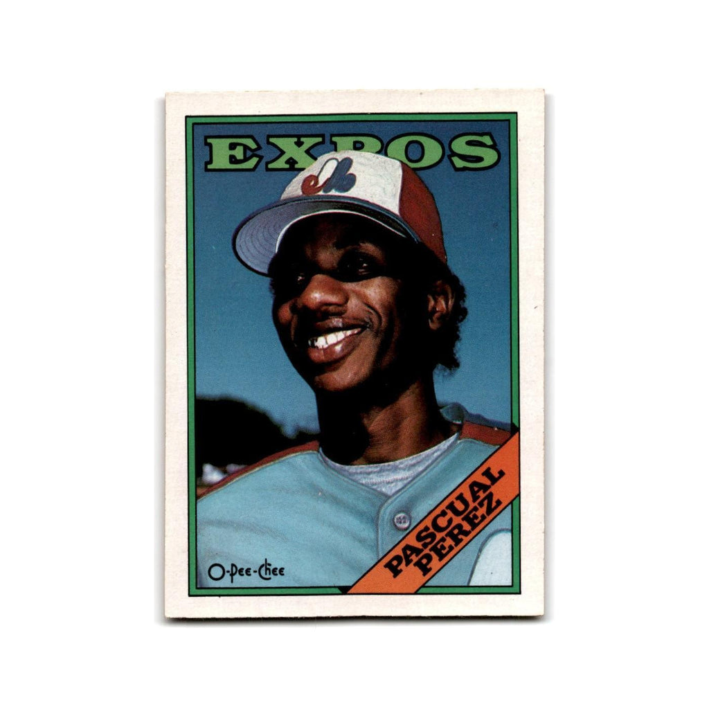 Pascual Perez 1988 O-Pee-Chee #237 Montreal Expos Baseball Card NM