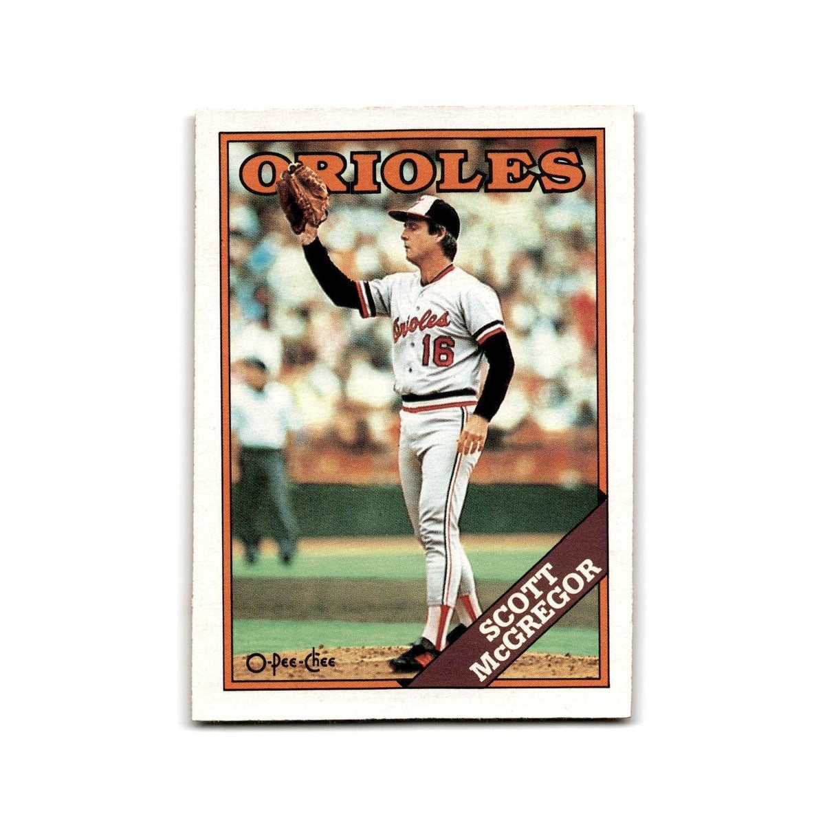 Scott McGregor 1988 O-Pee-Chee #254 Baltimore Orioles Baseball Card NM