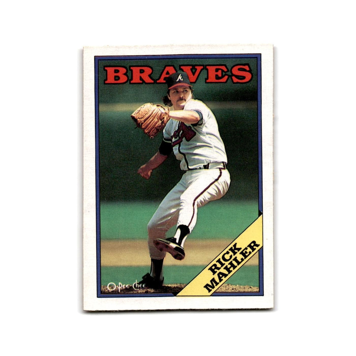 Rick Mahler 1988 O-Pee-Chee #171 Atlanta Braves Baseball Card NM