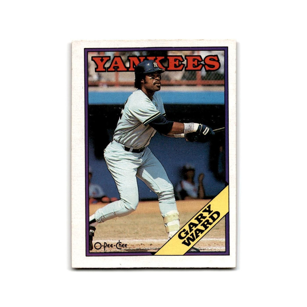 Gary Ward 1988 O-Pee-Chee #235 New York Yankees Baseball Card NM