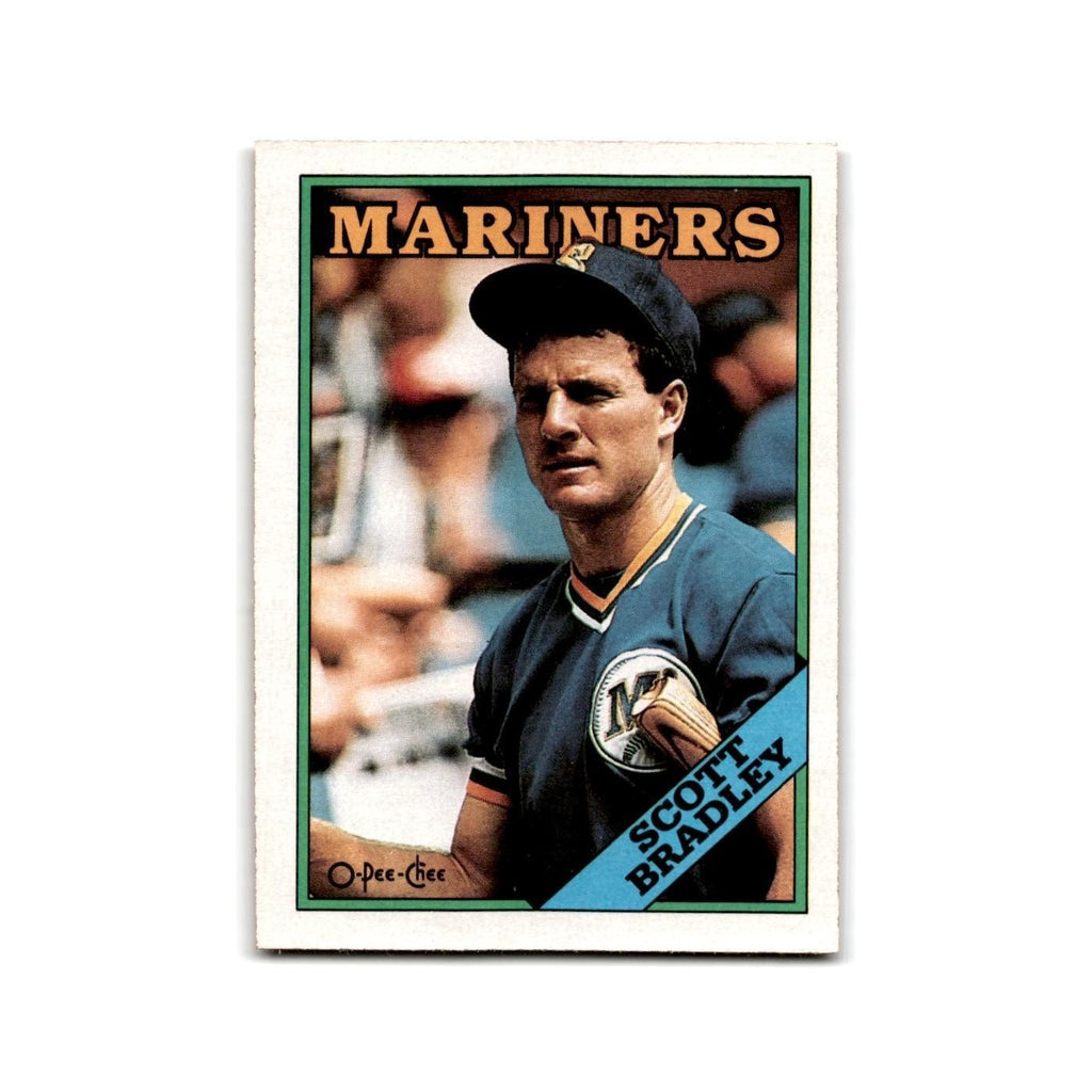 Scott Bradley 1988 O-Pee-Chee #199 Seattle Mariners Baseball Card NM