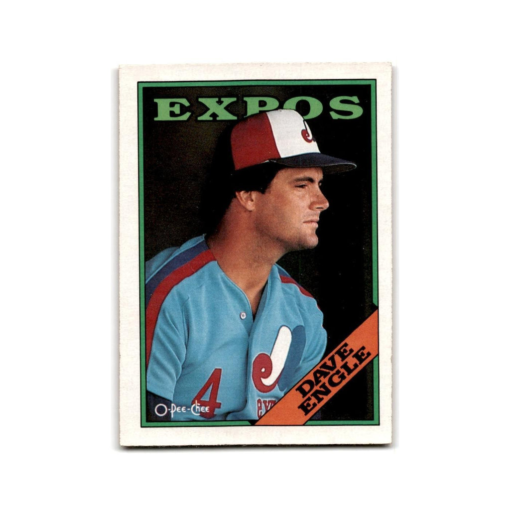 Dave Engle 1988 O-Pee-Chee #196 Montreal Expos Baseball Card NM