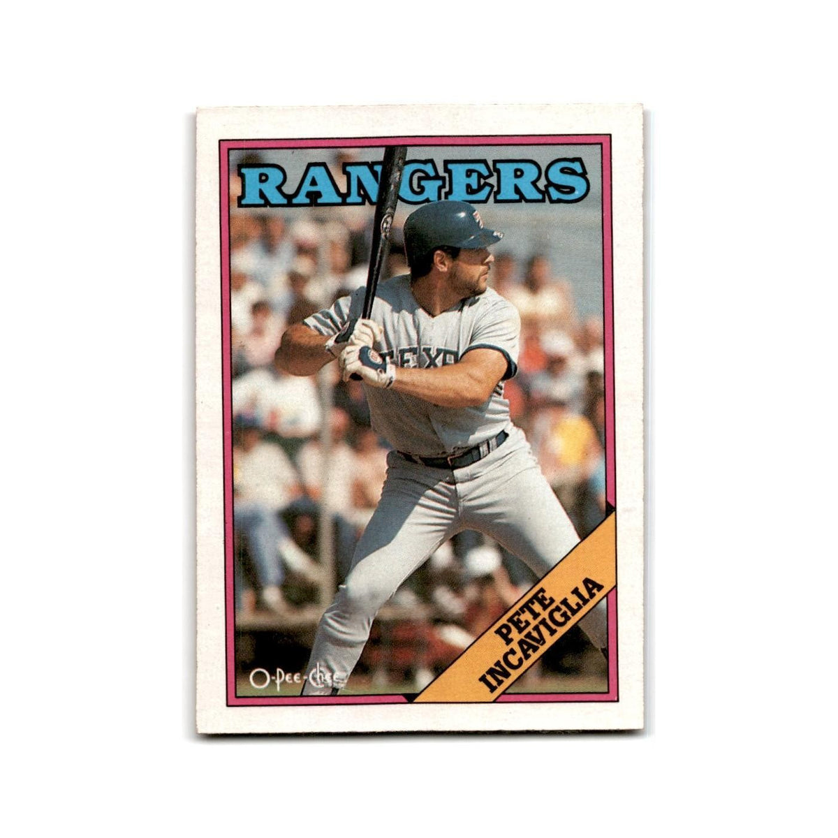 Pete Incaviglia 1988 O-Pee-Chee #280 Texas Rangers Baseball Card NM